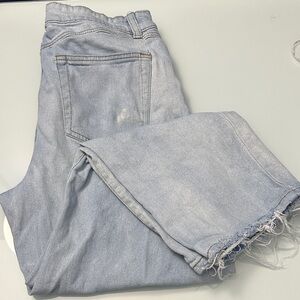 Re-Wash Baggy Straight Leg Jeans
